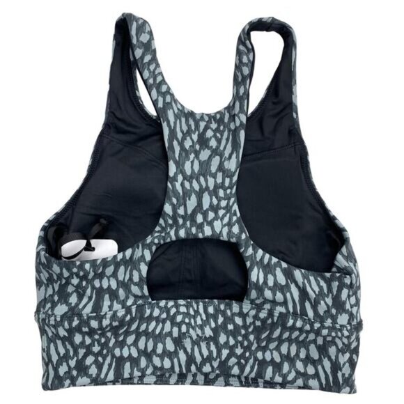 NWT VARLEY Let's Move Harris Sports Bra Sz XS Petrol Motion Speckle - Picture 6 of 6